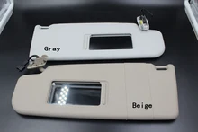For VW New Polo Sun Visor sunvisor assembly Make-up mirror plate 6RD 857 551 A 6RD 857 551 B 2011-2017