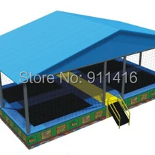 Аттракцион детей 4 в 1 кровать-трамплин с потолочным CIT-A1515