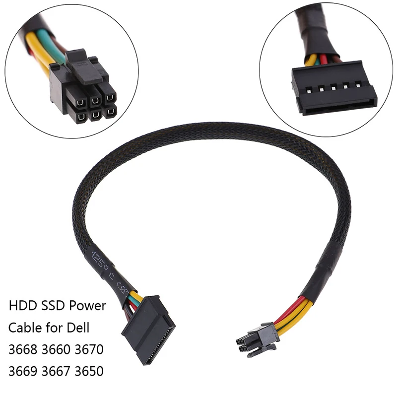 HDD SSD кабель питания для Dell Vostro 3668 3667 3650 SATA жесткий диск до 6Pin Интерфейс адаптер