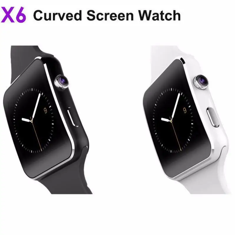

Latest Hot Sale UK Popular X6 Smart Watch Bluetooth SIM Phone Camera For Android/iOS Waterproof Call Message Reminder