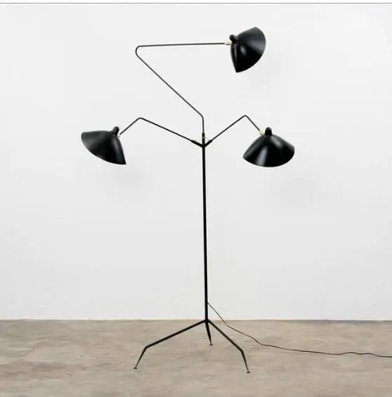 220 см Serge Mouille Duckbilled подвесной светильник, белый, черный, потолочный светильник, 175 см, одна, две руки, настенная лампа, черный, настольная лампа - Body Color: Style K