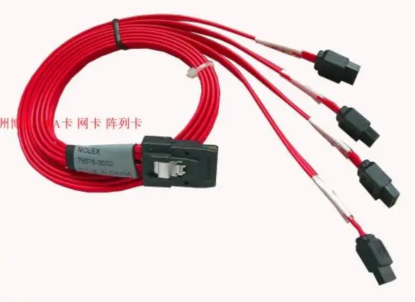 Оригинальный 33906-00 795763017 SFF8087 SFF-8087 Mini-SAS MiniSAS 36Pin для SATA x4 7pin 6 ГБ/сек. RAID кабель 60 см |