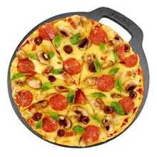Pierre à Pizza cuisson pâtisserie outils 1 pièce fonte Anti-brûlure Pizzas spatule chêne poignée gâteau pelle accessoires cuisine creape
