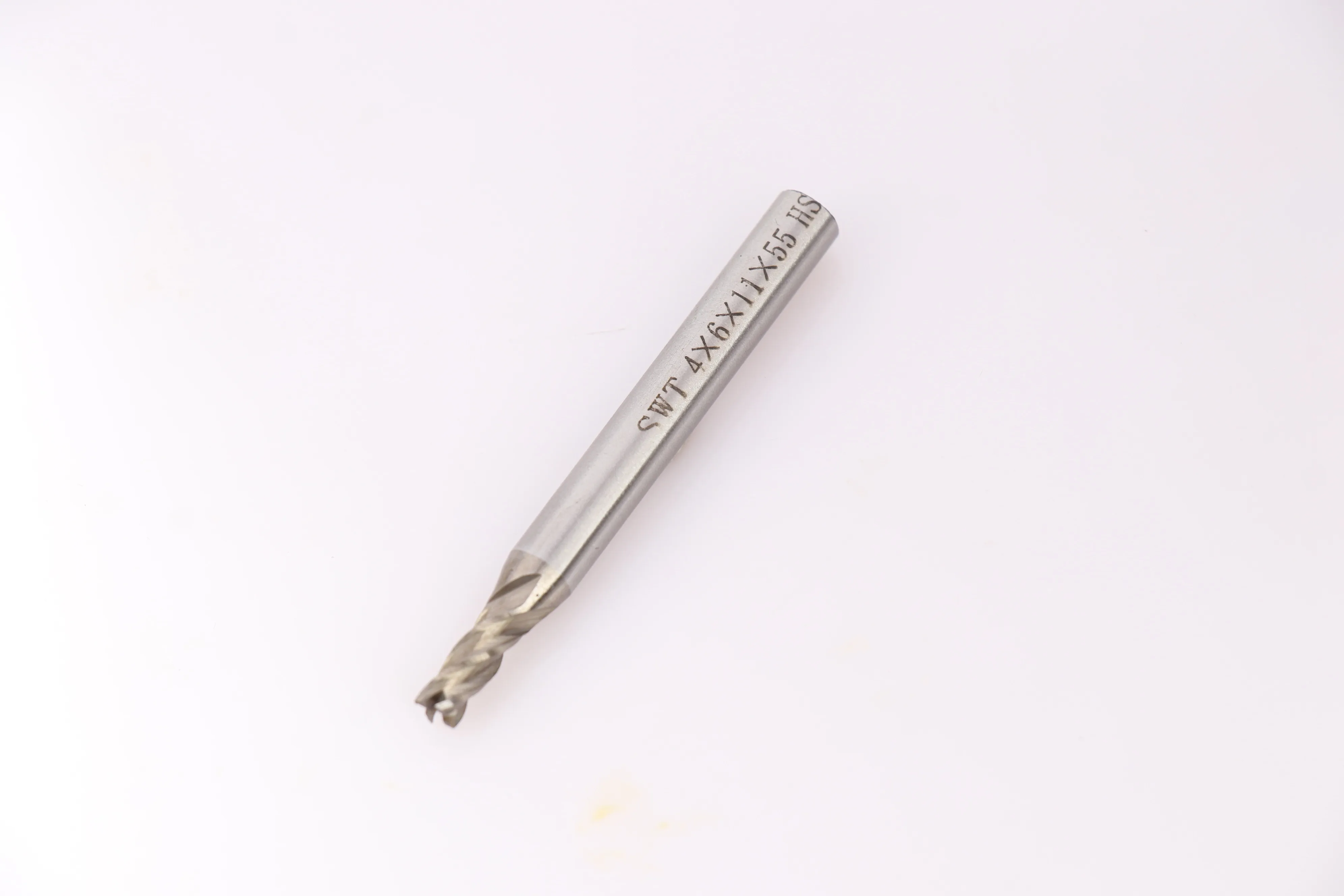 

New 1 Piece 4*6mm HSS CNC Straight Shank 4 Flutes End Mill Milling Cutter Metal Drill Bits Cutting Tool