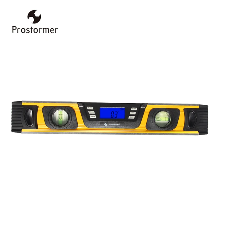 

Prostormer Level measuring instrument Digital Angle Finder Level 360 Degree Range Spirit Level Upright Inclinometer