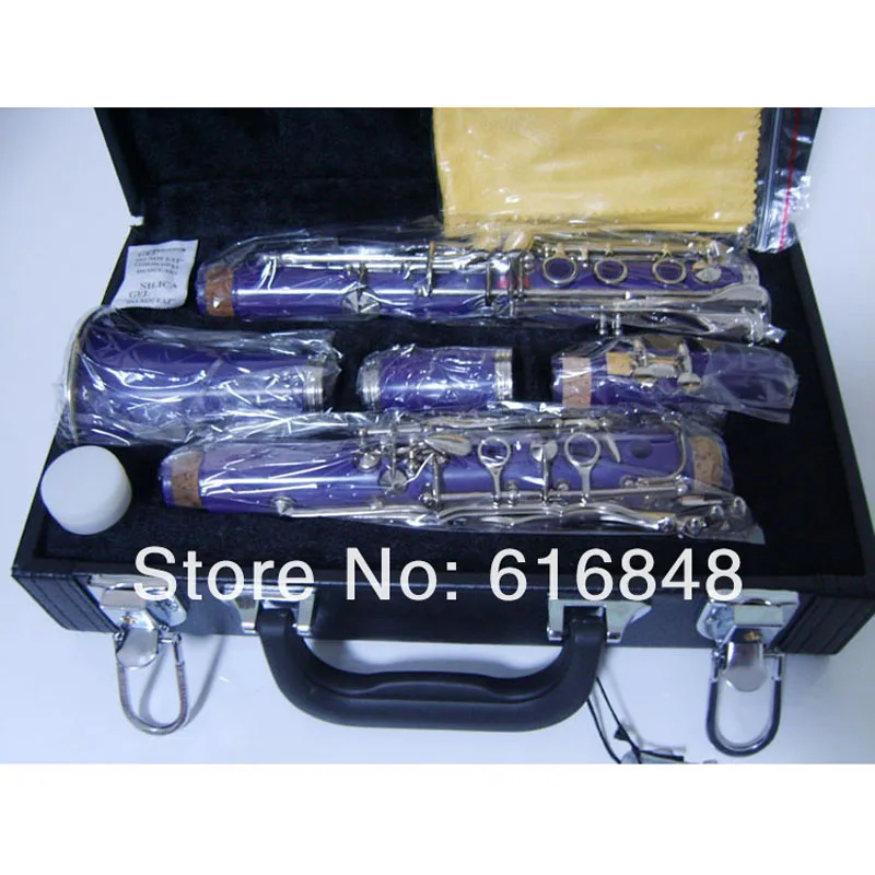 Professional 17 Key Bakelite B Flat Unique Surface Nickel