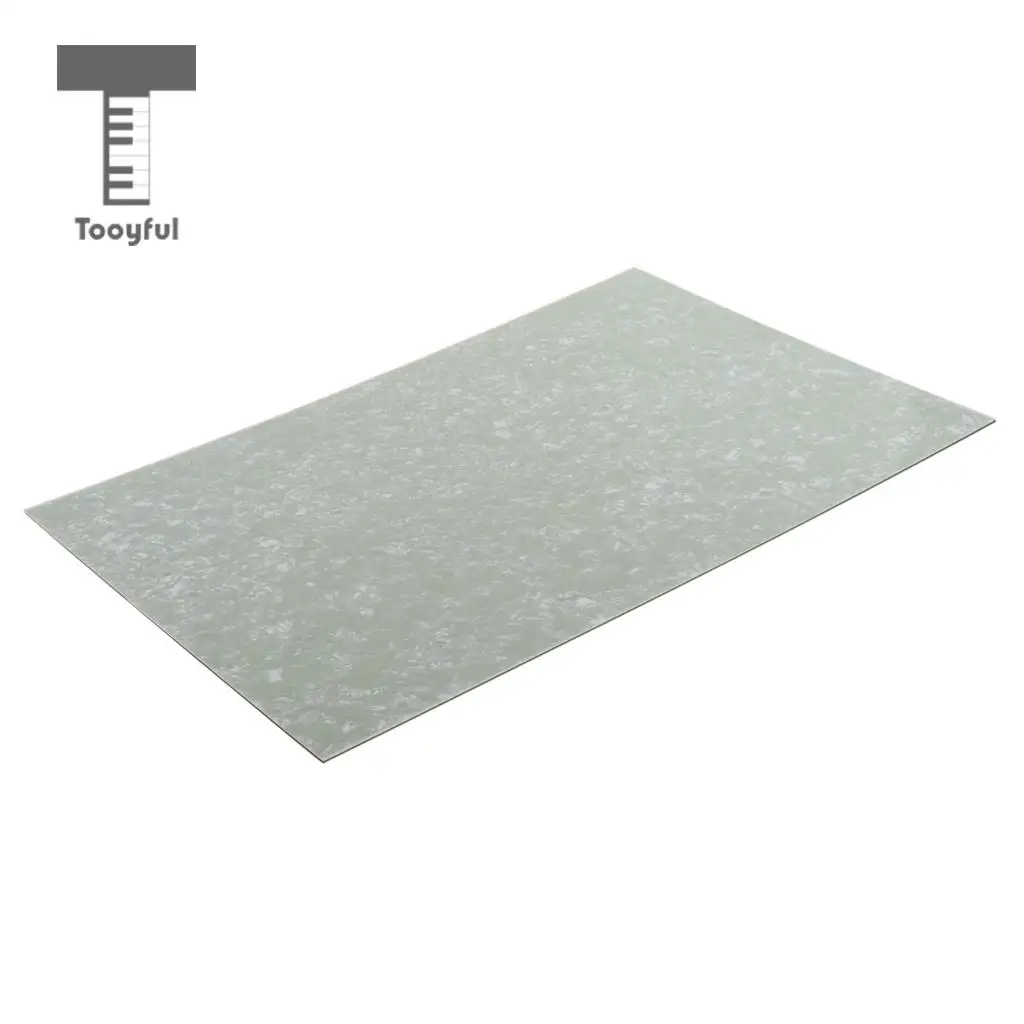 Tooyful Finest 4 Ply Plastic Green Guitars Pickguard Material Scratch Plate Blank Sheet DIY Musical Instrument Parts