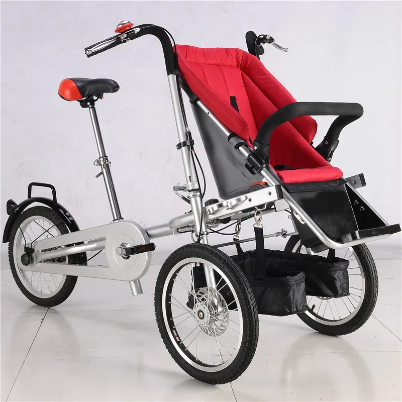 0-3 Years Baby Bike Red Baby Stroller Load 100kg Mother Baby Bicycle Three Wheels Trolley 3 in 1 Prams Pushchair03