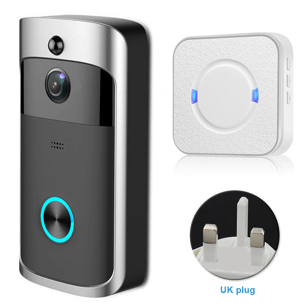 

WIFI Home Monitor Visual Video Door Bell Distant Control Night Vision Low Power Consumption Security Wireless