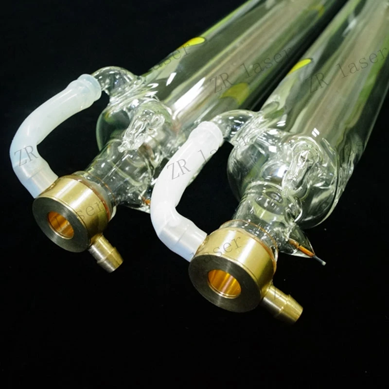 Лазерная трубка диаметром 80 мм длина 1450 мм 100 W CO2 лазерная трубка стеклянная лазерная трубка ZuRong