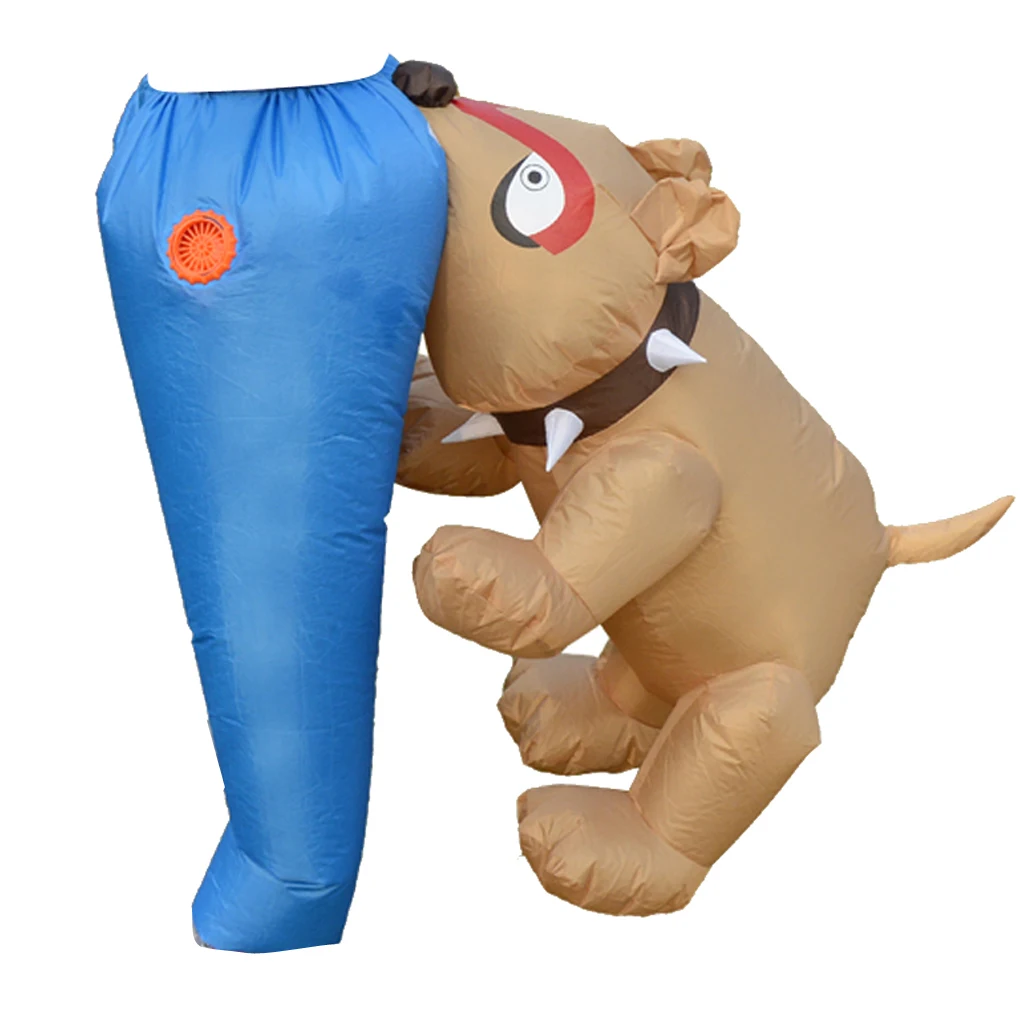 Prettyia/легкий Забавный надувной костюм для взрослых с изображением собаки и укуса, маскарадный костюм для Хэллоуина, дня рождения, 1,1 м