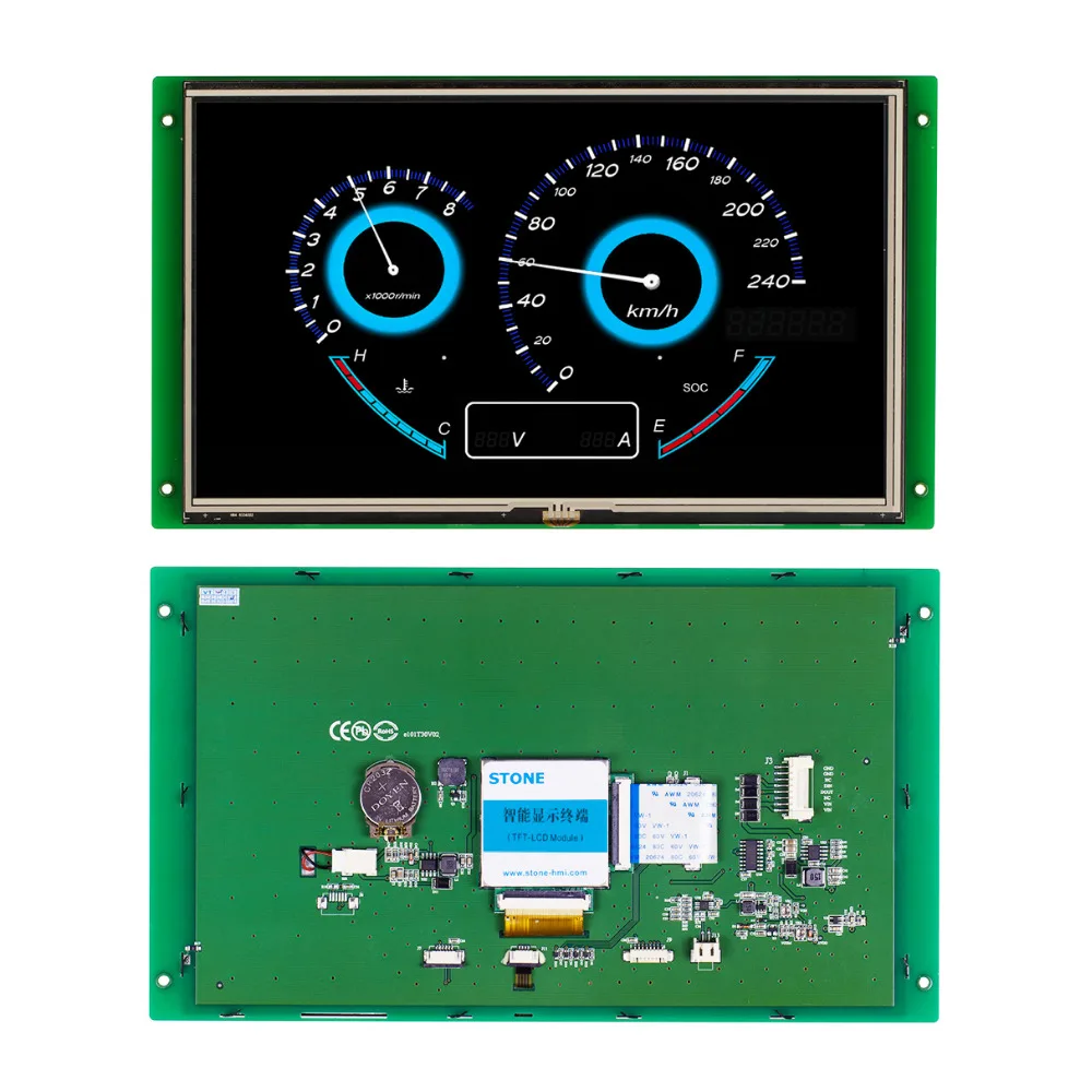 10.1 Inch UART HMI Smart LCD Embedded Touch Display Module Support Interface RS232/RS485/TTL for Equipment Use 10.1 Inch UART HMI Smart LCD Embedded Touch Display Module Support Interface RS232/RS485/TTL for Equipment Use