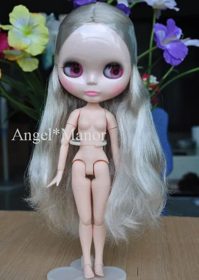 

jointed doll,Nude blyth doll with jointed body, grey hair, For Girl's Gift,Valentine's day present,Christmas present