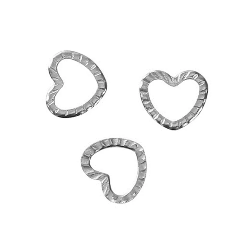 DoreenBeads Мода 304 Подвеска из нержавеющей стали Сердце слон животное ноги Серебряный