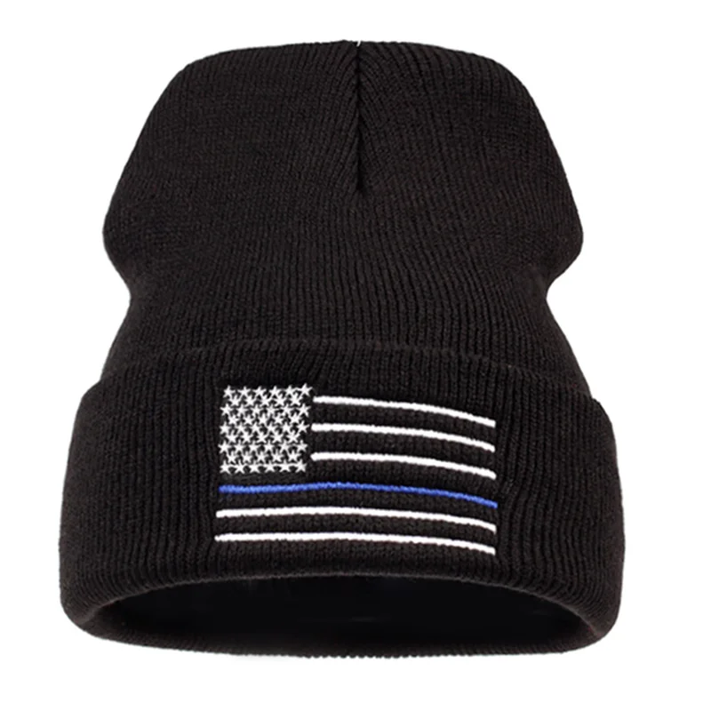 

TUNICA 2017 Fashion Men's Casual Men Women cap Knit Winter Hat Solid Stitching USA Hip-Hop Skullies Hats Unisex Hat cotton Gorro