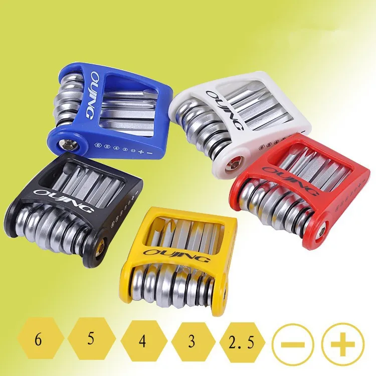 

1pcs New Arrive Multi-Functional Mini Portable Bicycle Repair Tools Mountain Bike Maintenance Tool Free Shipping