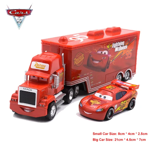 Disney Pixar Cars 2 3 Metal Diecast Car Toys Lightning McQueen Jackson Storm Cruz Ramirez Mack Uncle Truck Model Children Gift 21