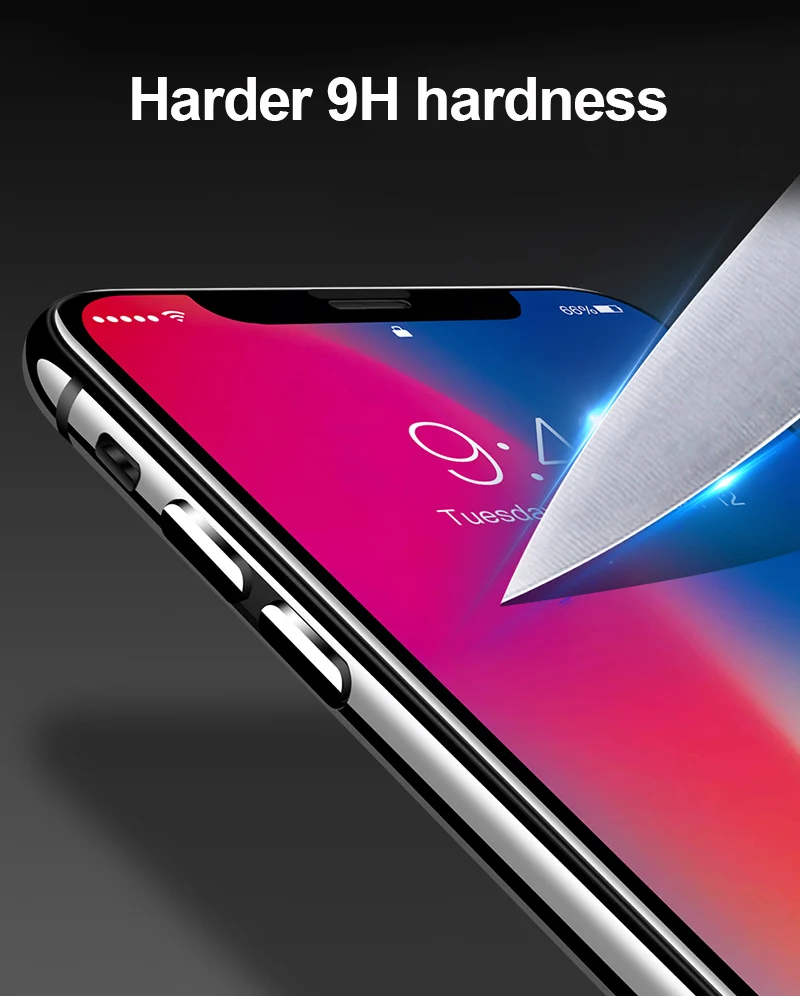Artisome 6D Curved Tempered Glass For iPhone X 10 Glass For iPhone 8 Glass 6 6s 7 8 Plus Screen Protector Protective Glass (5)