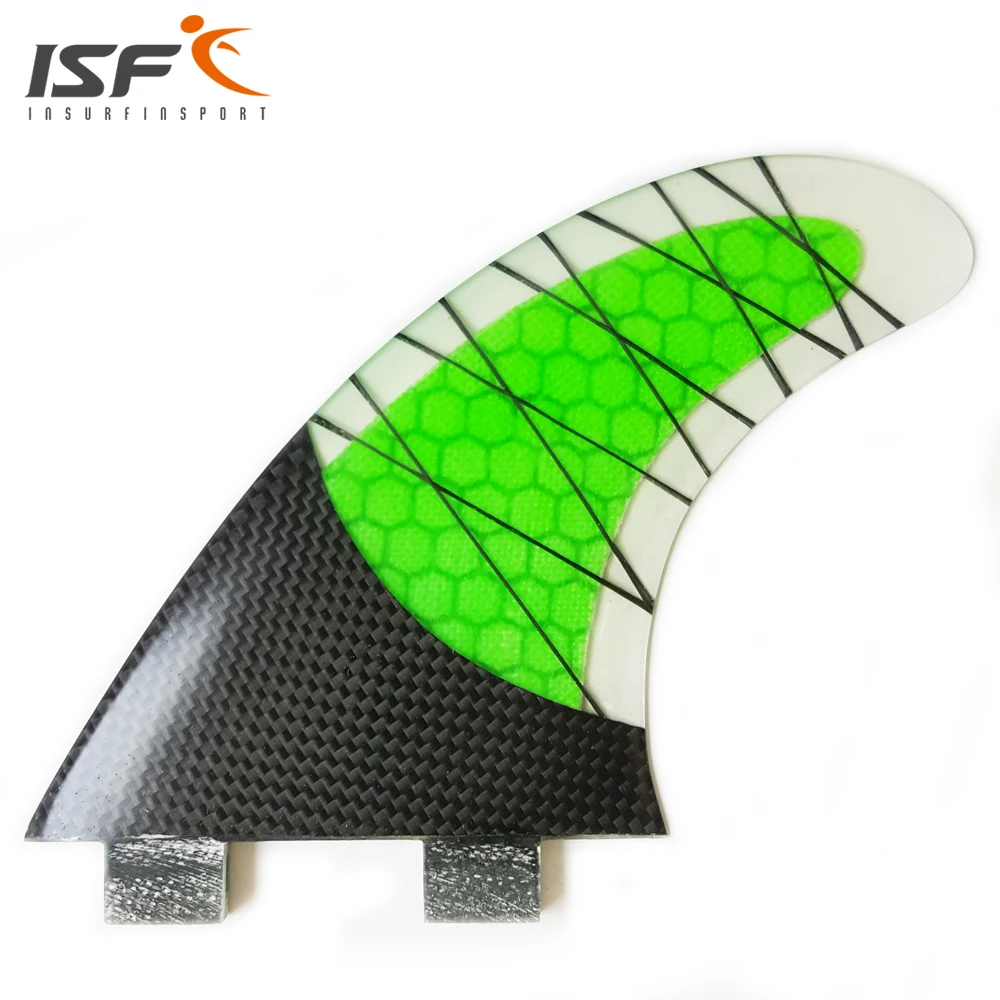 ISF карбоновое волокно quilhas de surf honeycomb серфборд FCS fins thruster pranchas sup плавники (доска для