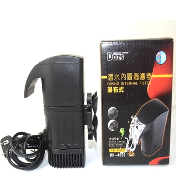 

aquarium Built-in filter mini fish tank diving internal filter DH400S 6W filter