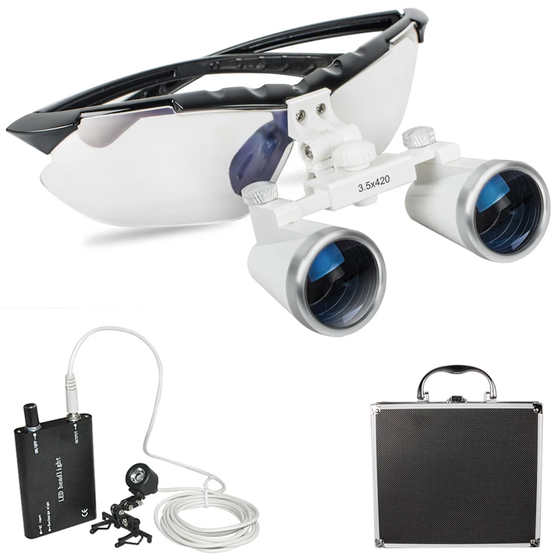 2018 Black New Dentist Dental Surgical Medical Binocular Loupes 3.5X