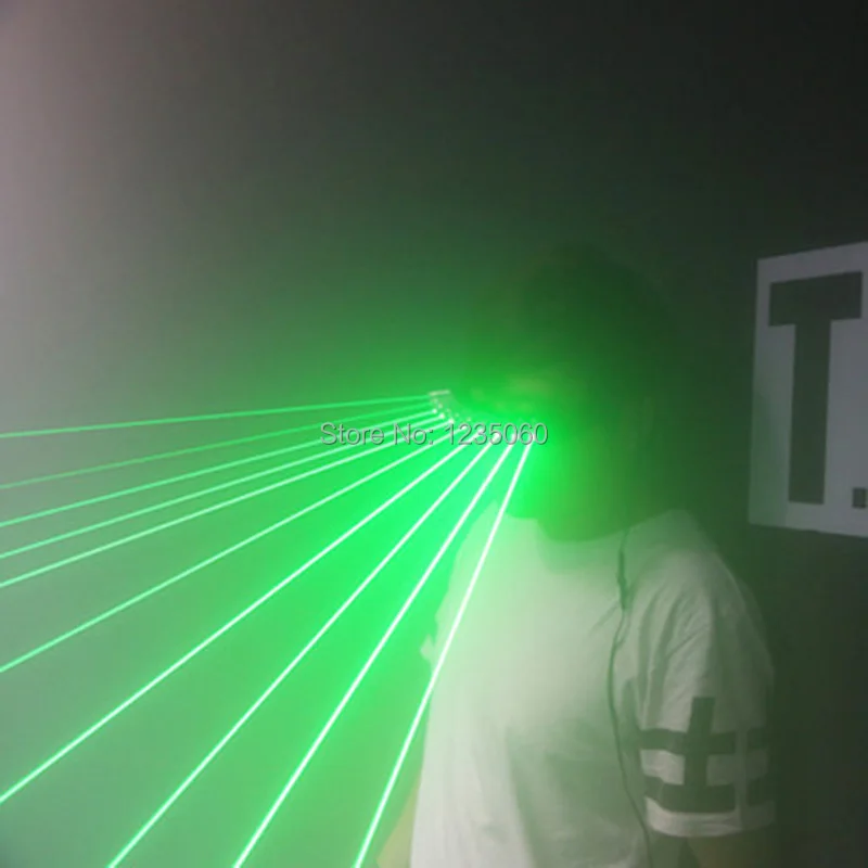 New Design High quality 532nm Green Laser Glasses For Pub Club DJ Shows With 10Pcs / LED Stage | Дом и сад