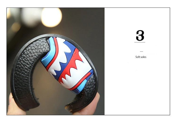 Fashion Shark Children Slippers for Boys Summer Sandals Kids Flip Flop Home Bath Shoes Baby Casual Non-slip Flat Beach Shoes