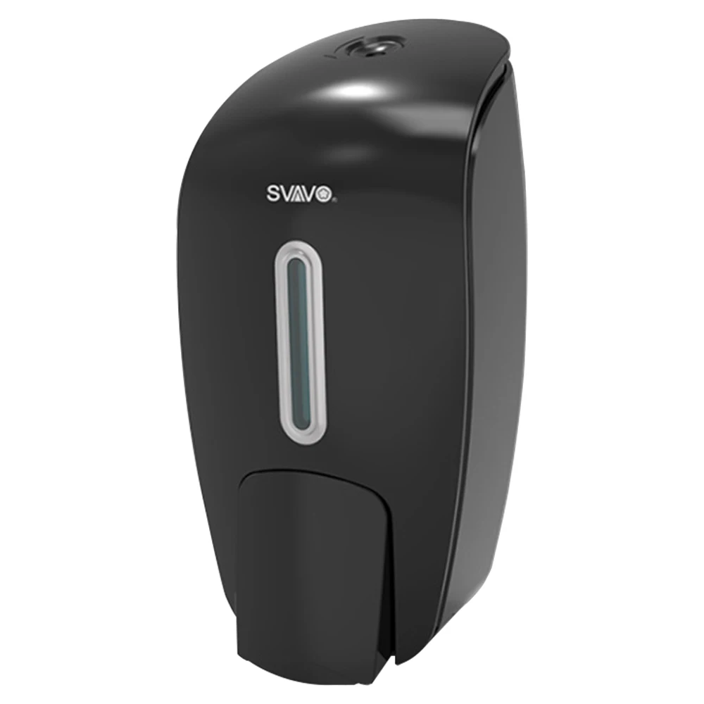 

SVAVO 800mL Manual Soap Dispenser Wall Mounted Dish Liquid Lotion Gel Shampoo Chamber Dispenser for Bathroom Kitchen