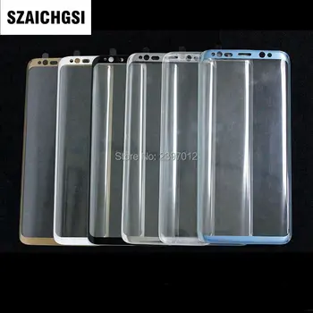 

SZAICHGSI 3D Full Cover Tempered Glass Screen Protector Guard Hardness Film for Samsung Galaxy S8 wholesale 500pcs