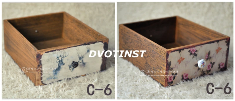 Dvotinst реквизит для фотосъемки новорожденных деревянный ящик из массивной древесины ведро Fotografia Bebe аксессуары для студийных фотосессий реквизит - Цвет: C6