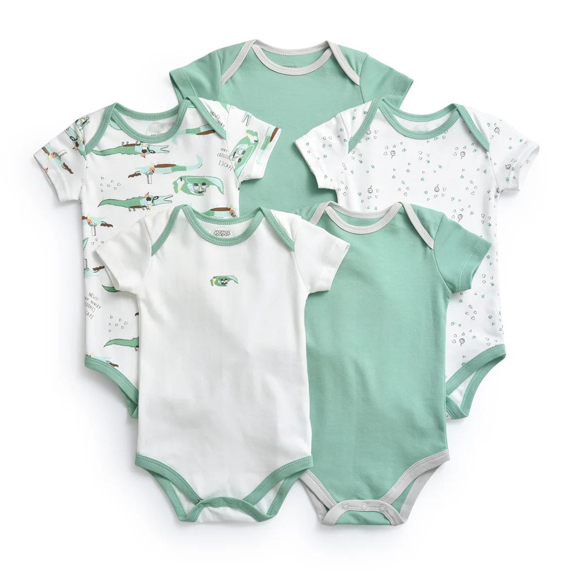 

2023 New fashion baby clothes mother baby boy girl romper short sleeve summer clothing cotton outfits 0-24 months