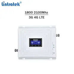 Lintratek 3g 4 г усилитель сигнала 1800 2100 МГц повторитель 3g 2100 усилитель сигнала 4 г LTE 1800 усилитель сигнала двухдиапазонный UMTS LTE KW20C-DW #5