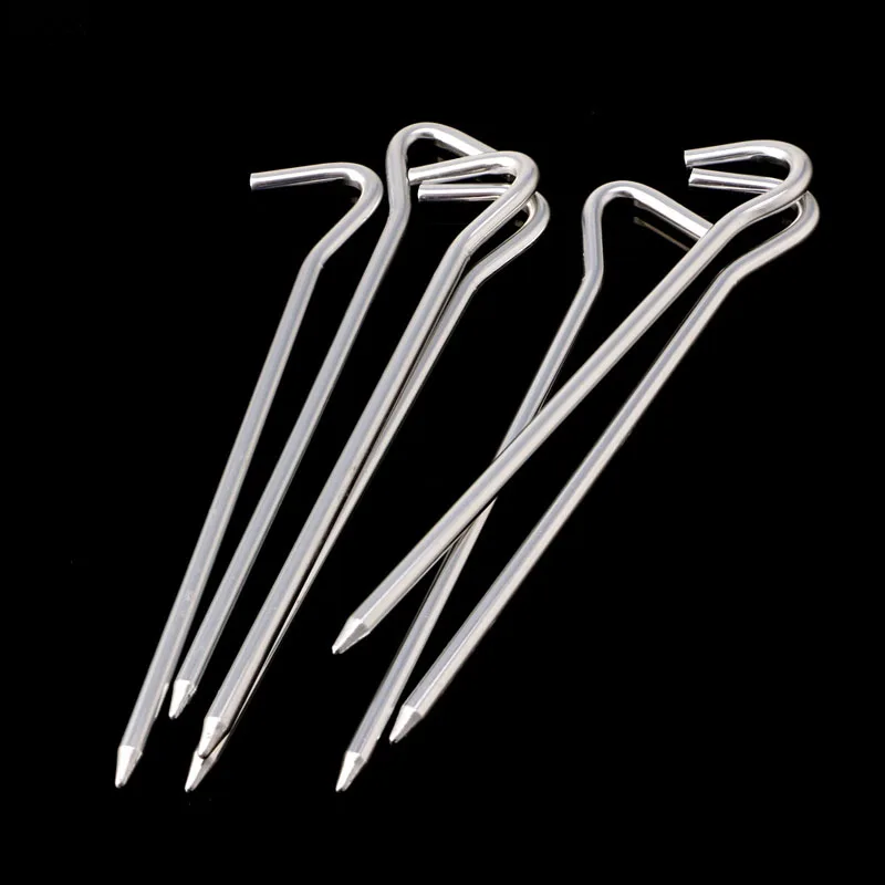 8/12pcs Outdoor Picnic Camping Fishing Canopy Tent Pegs Stakes Nails