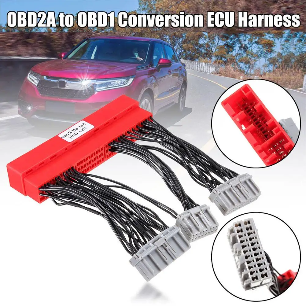 

New Car Vehicle OBD2a To OBD1 Jumper Conversion ECU Harness Driving Computer Wiring Harness For Honda Accord Civic