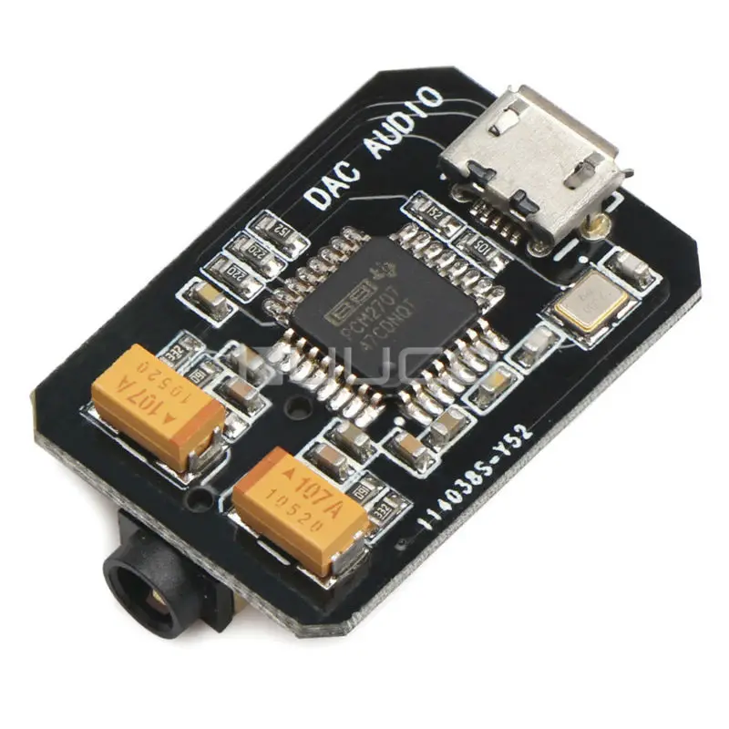 Plug And Play Micro Pcm2707 Dac Usb Decoder Sound Card Portable Audio Codec For Android/pc Tablet - Connectors - AliExpress