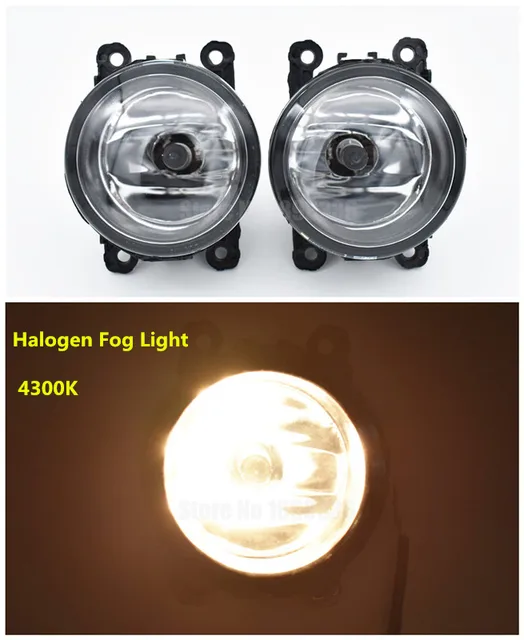 2pcs/set Car styling Halogen fog lights fog lamps For Fiat 500 2012