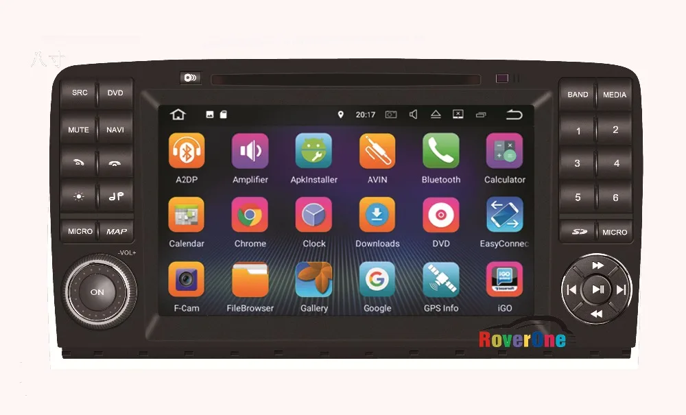 Clearance RoverOne For Mercedes W251 R280 R300 R320 R350 R500 2G RAM Quad Core Car Multimedia Player Navi Autoradio GPS Bluetooth S190 5