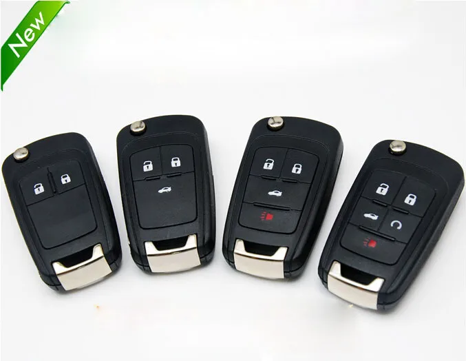 Откидной складной чехол для ключей Chevrolet Cruze 2/3/4/5 с дистанционным управлением