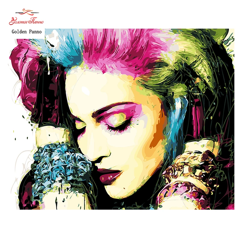 

Golden Panno,Needlework,DIY Cross stitch,Sets For Embroidery kit 14ct unprinted Heavy makeup cross-Stitching,christmas 1011