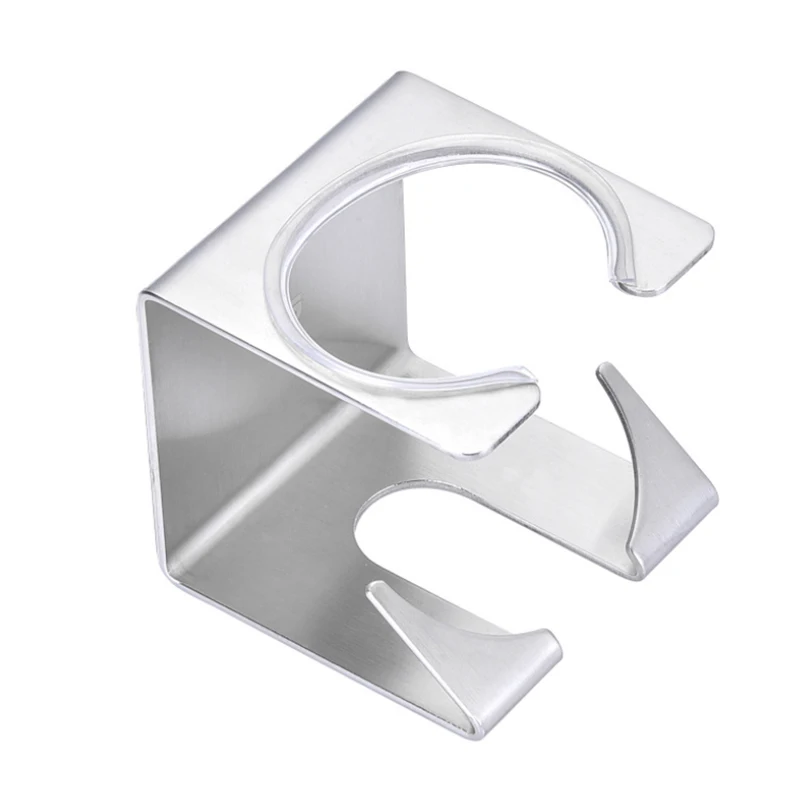 

1pc Hanger Rack Multi-Function Stainless Steel Self-Adhesive Wall Hook Retainer Hook For Razor Toothbrush Plug