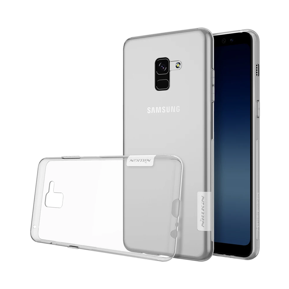 Для Samsung galaxy a8 плюс чехол Nillkin nature прозрачный мягкий кремний ТПУ Protector чехол для galaxy a8 плюс