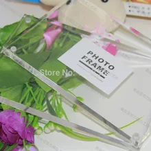 Рождественские подарки отдельно стоящий Настольный 10 дюймов 254x203 мм Прозрачное Оргстекло Фото блочные рамки с магнитной