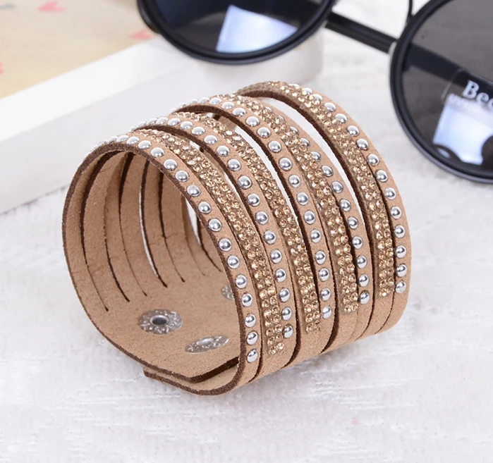 10 шт./партия женские браслеты из кожи|wrap leather bracelet|leather braceletvelvet bracelet |