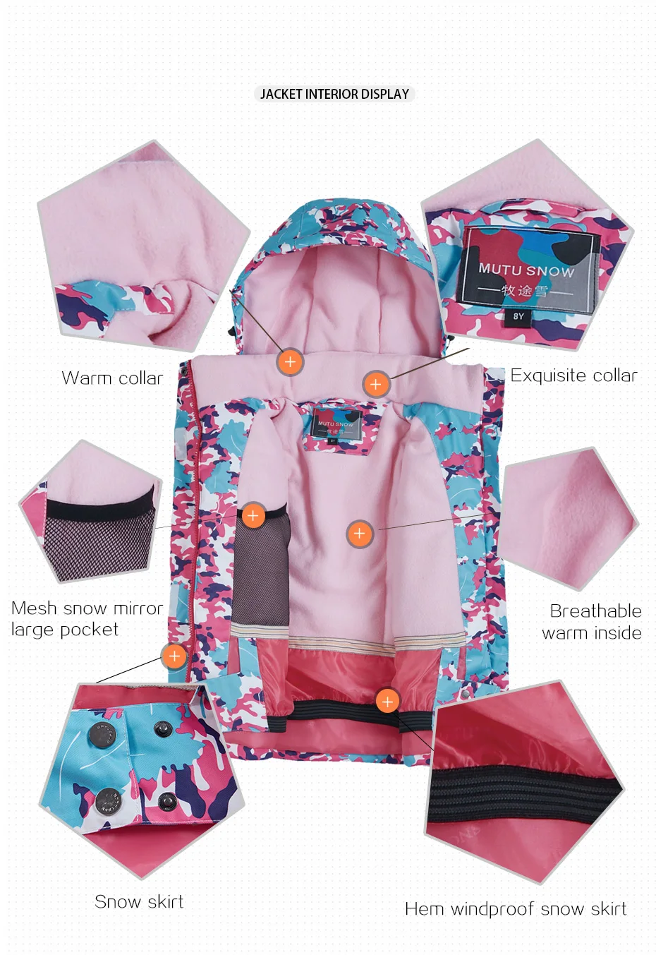 儿童滑雪服套装模板_19