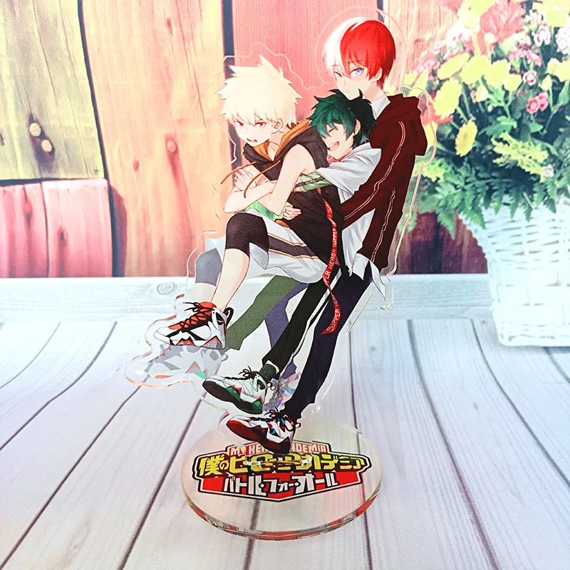Аниме Boku no Hero academic Midoriya Izuku katsuki фигурка на акриловой подставке настольная