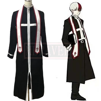 Shoto Todoroki Cosplay Costume Halloween Carnival Priest Uniforms Custom Made