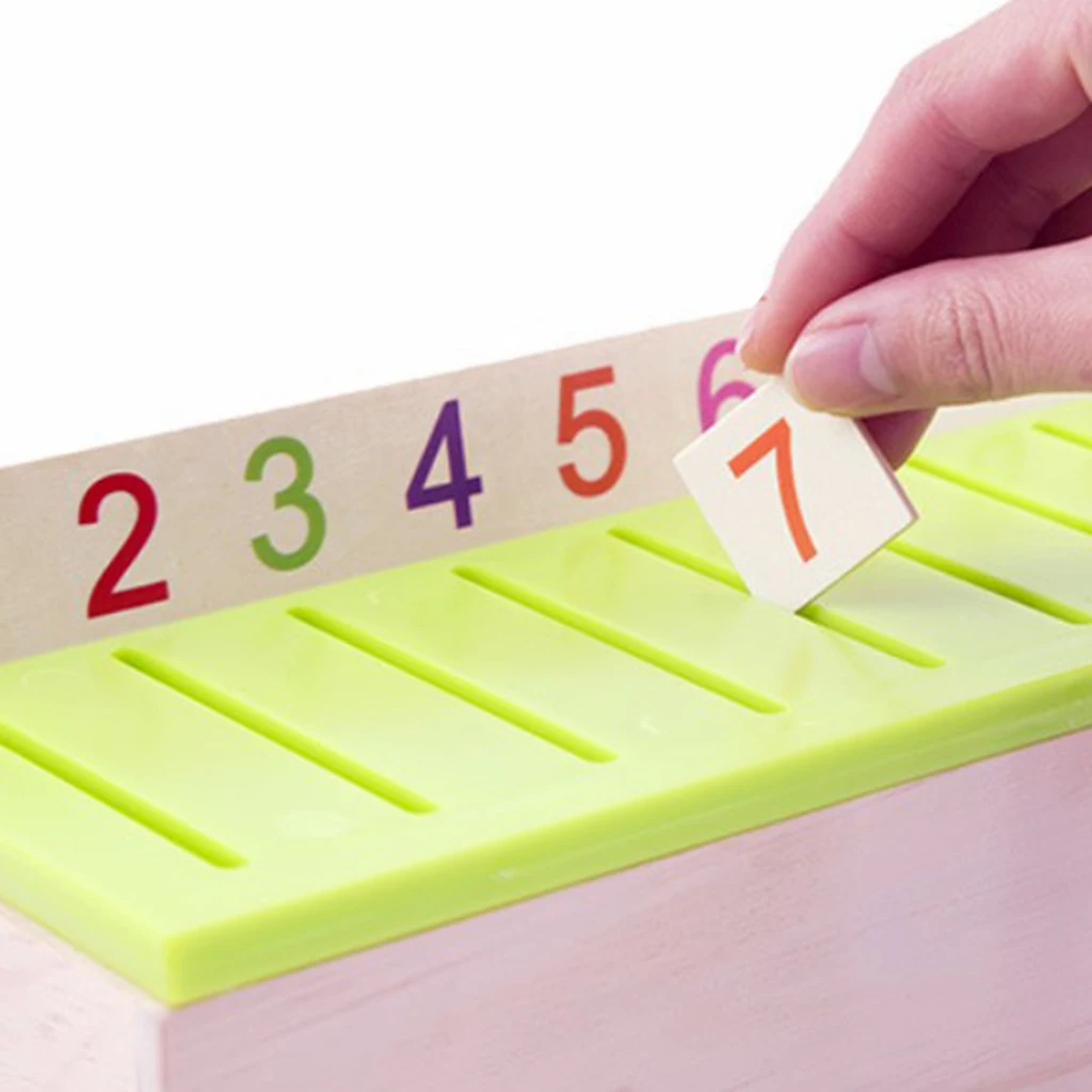 Wood Montessori Sorting Toys Kit for Kids Learning Category Matching