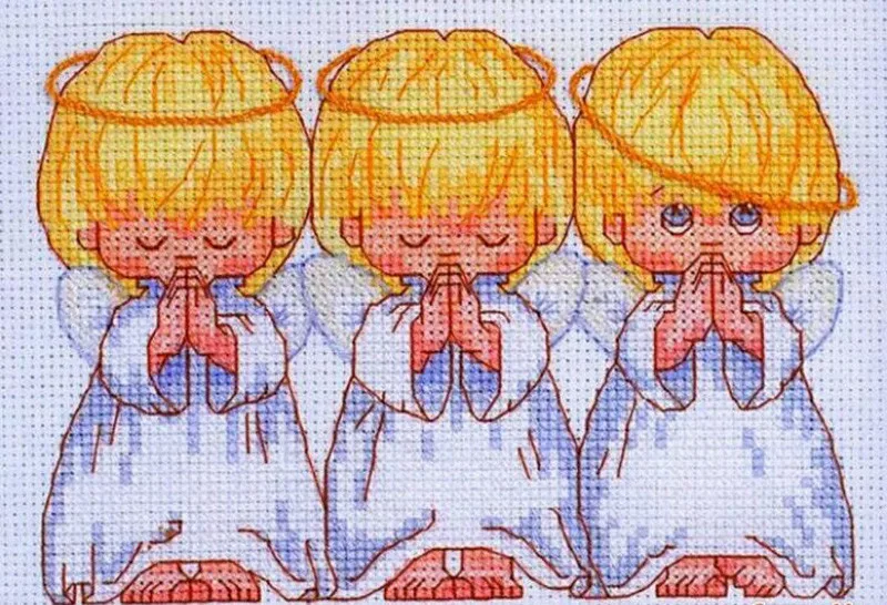 

DIY painting diamond mosaic round diamond painting cross stitch resin painting three angel embroidery diamond picture