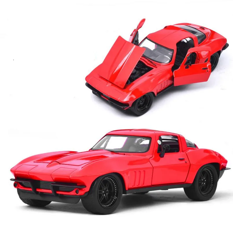 

JADA High simulation Corvette 1:24 advanced alloy car model diecast metal model toy vehicles Fast & Furious free shipping