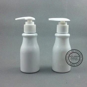 

110ml empty personal care PET pump bottles for cosmetics , lotion refillable plastic bottles for shampoo ,shower gel